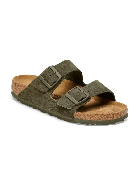 Klapki Birkenstock brązowe