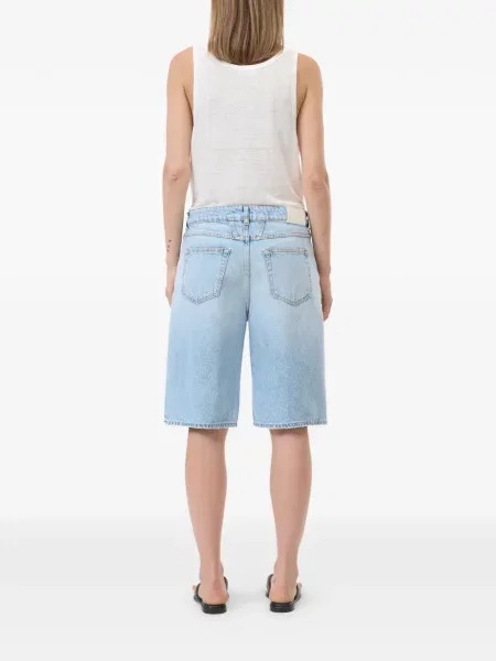 Pantaloni scurți din denim Closed albastru