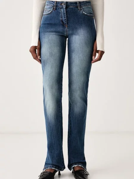 Patrizia Pepe blugi bootcut pentru femei albastru