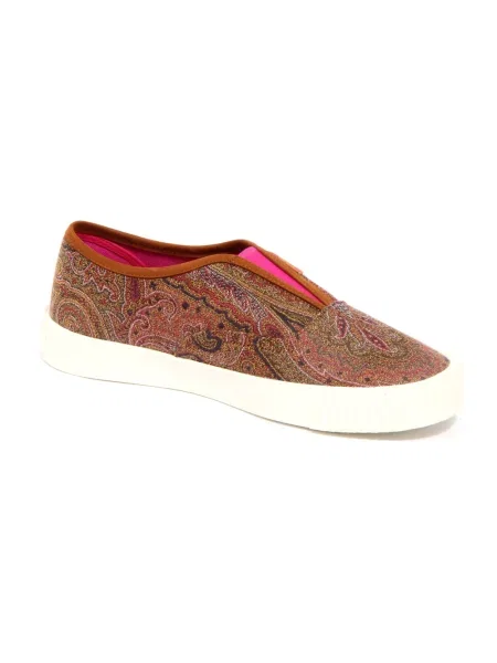 Sneakersy Etro z wzorem paisley wsuwane