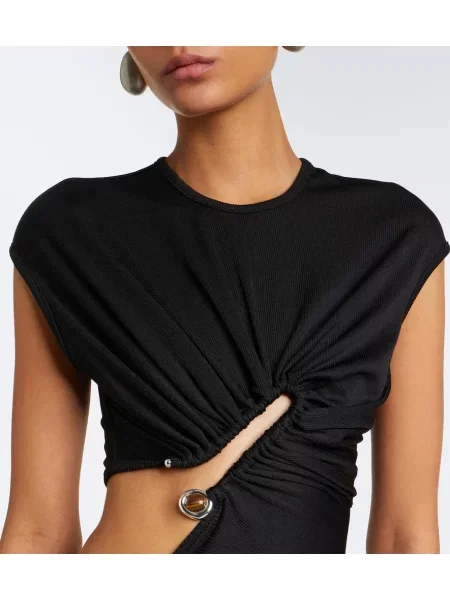 Rochie Christopher Esber tricotate negru