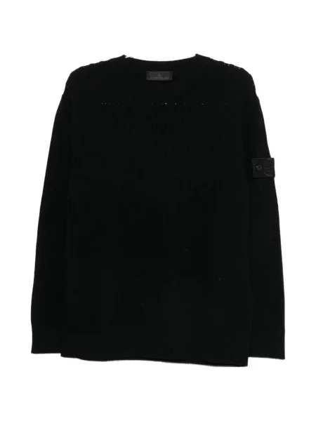 Pulover Stone Island cu strasuri negru