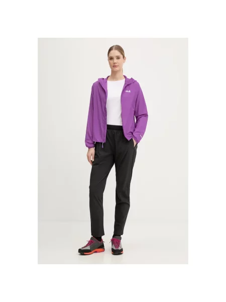 Kurtka Jack Wolfskin fioletowa