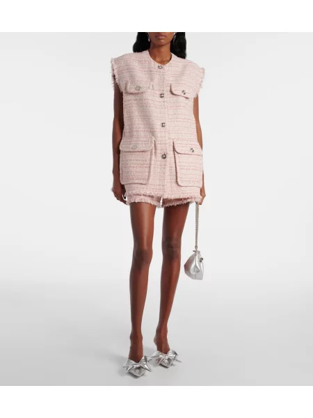 Papuci tip mules Jimmy Choo din piele argintiu