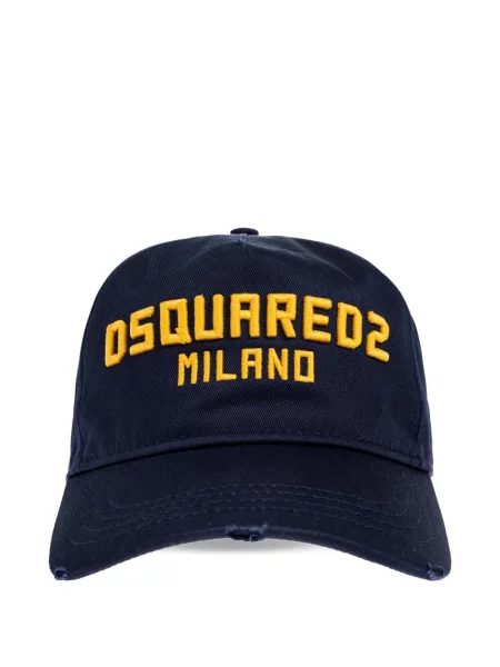 Șapcă Dsquared2 cu broderie albastru