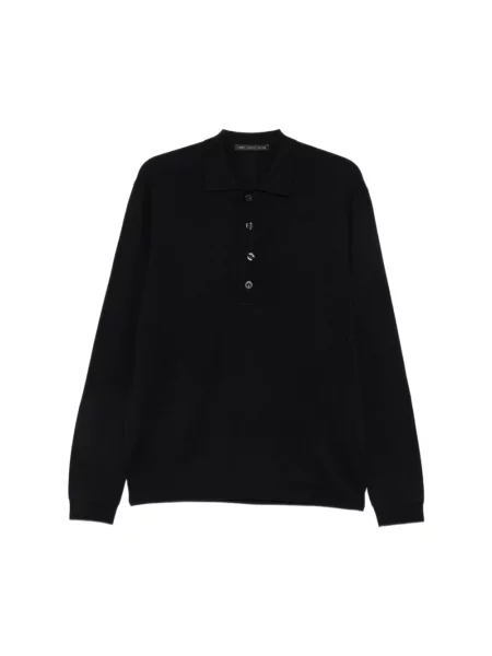 Sweter Low Brand wełniany niebieski