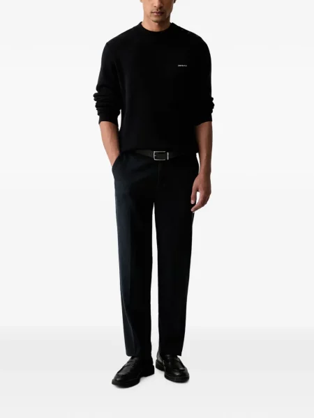 Pulover Trussardi cu broderie negru