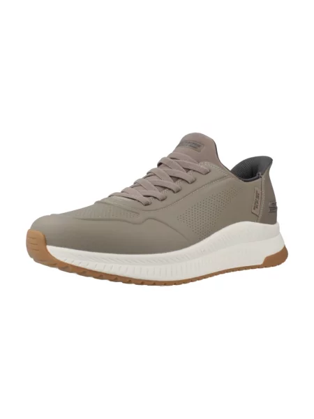 Sneakersy Skechers brązowe