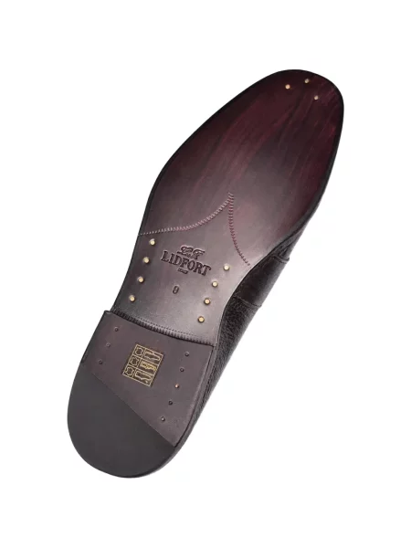 Pantofi loafer Lidfort din piele maro