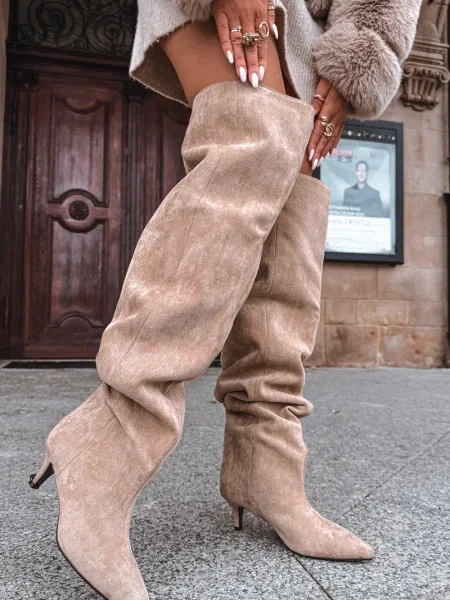 Kozačky Boto béžové