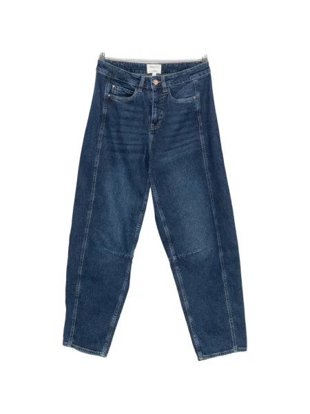Jeansy straight leg Maison123 niebieskie