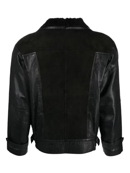 Retro ovčí kůže bunda A.n.g.e.l.o. Vintage Cult černá