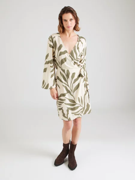 JDY Obleka JDYSezen pesek / temno zelena