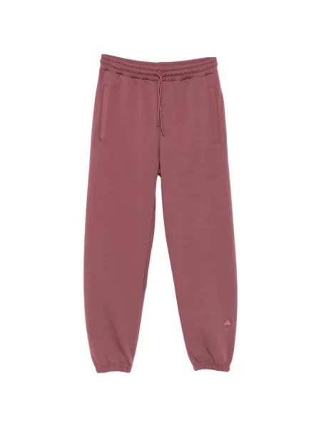 Pantaloni Adidas By Stella Mccartney cu imagine alergare cu cordon roz