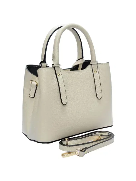 Geantă shopper Anna Luchini bej