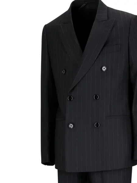 Costum Lardini cu dungi de costum negru