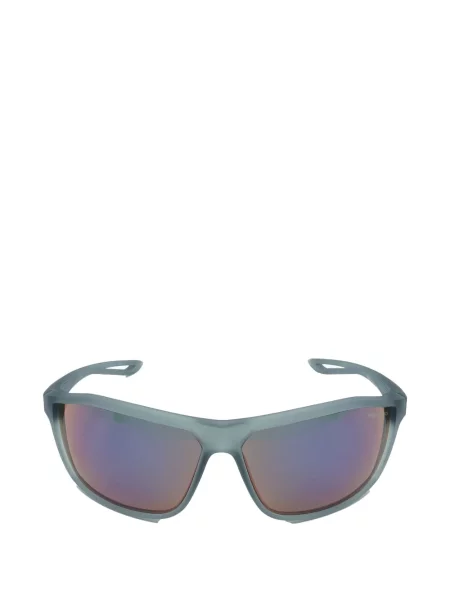 Ochelari de soare Nike cu cordon din jerseu cu imprimeu abstract gri
