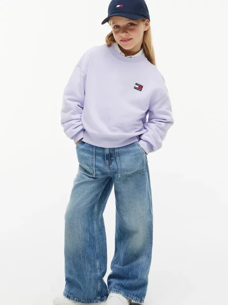 Суитчър Tommy Hilfiger виолетово