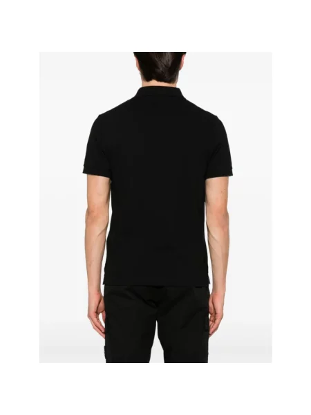Koszulka polo Stone Island z kamieniami czarna