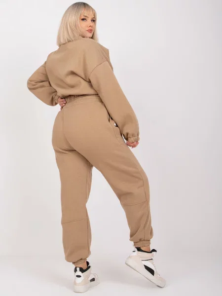 Komplet dresowy Ex Moda beżowy