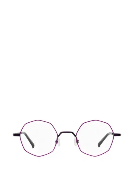 Ochelari de soare Morel cu imprimeu geometric violet