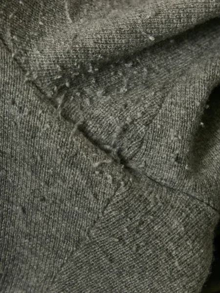 Vlněné kalhoty Boss šedé