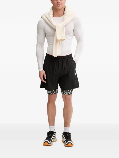 Pantaloni scurți Dynafit cu imagine negru