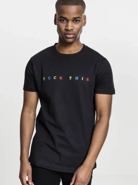 Тениска Mister Tee черно