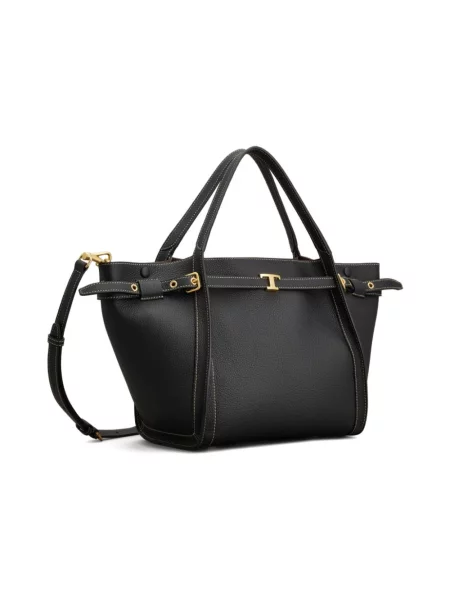 Shopperka Tod's skórzana czarna