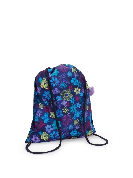 KIPLING Batoh Supertaboo / tmavomodrá / fialová / tmavofialová modrá