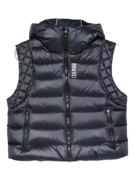 Kamizelka Colmar z kapturem niebieska