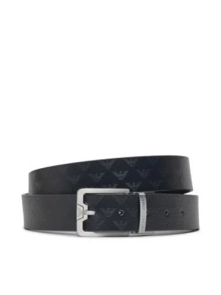 Emporio Armani Curea pentru Bărbați Negru
