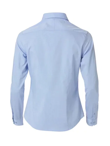 Clique Clare koszula długi rękaw light blue niebieska