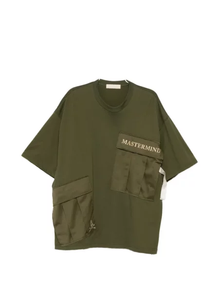 Tricou Mastermind World cu broderie verde