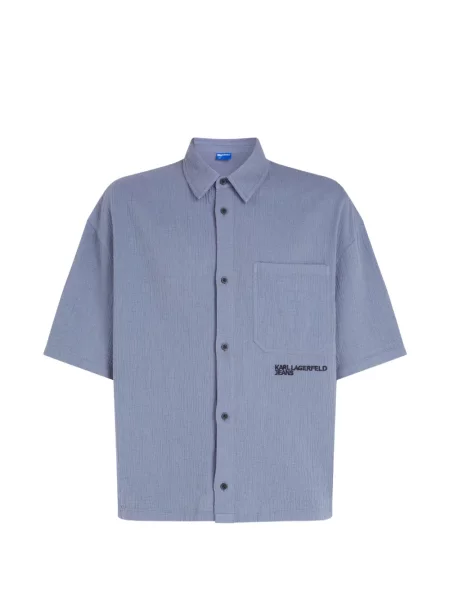 Scurt cămașă de blugi Karl Lagerfeld Jeans albastru