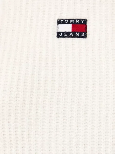Tommy Jeans пуловер дамски с добавена вълна бежово