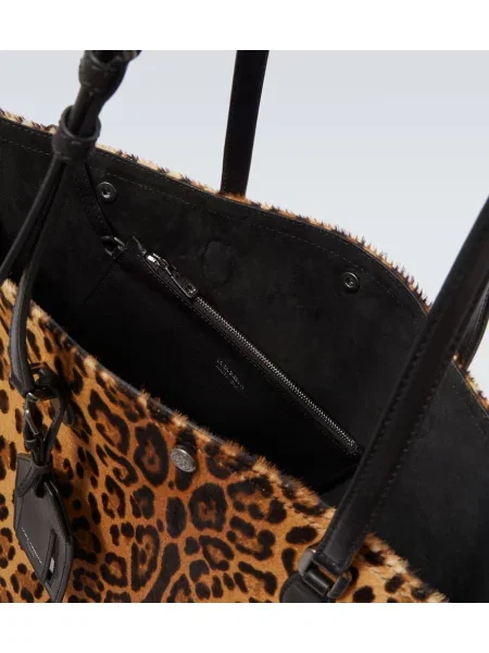 Geantă Dolce&gabbana cu imagine cu model leopard maro