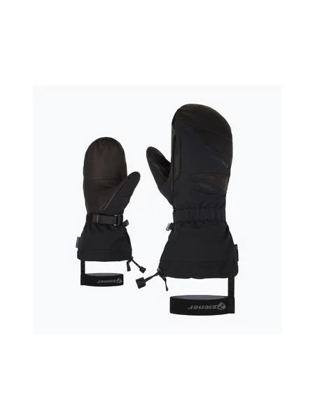 Гірськолижні рукавиці ZIENER Gaikus Aquashield AW alpine black чорні