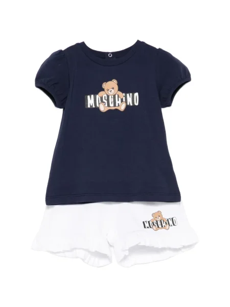 Komplet dresowy dziecięcy Moschino biały
