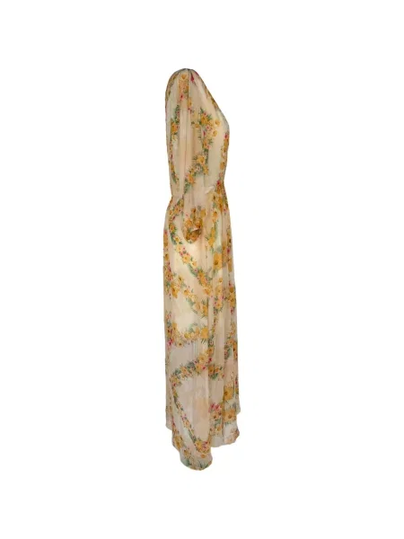 Rochie maxi Maje cu model floral cu imagine