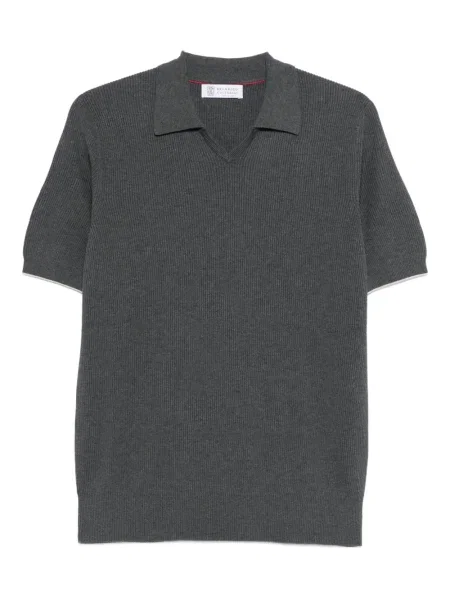 Tricou Brunello Cucinelli gri