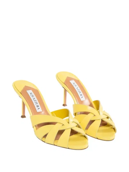 Sandale Aquazzura din piele galben