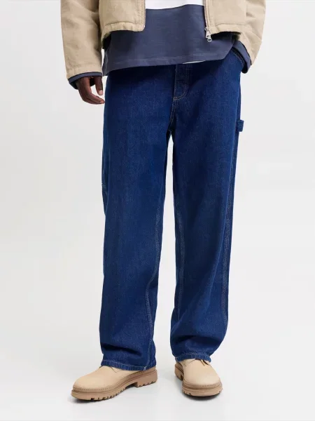 JACK & JONES Jeans JJIALEX JJCARPENTER' albastru