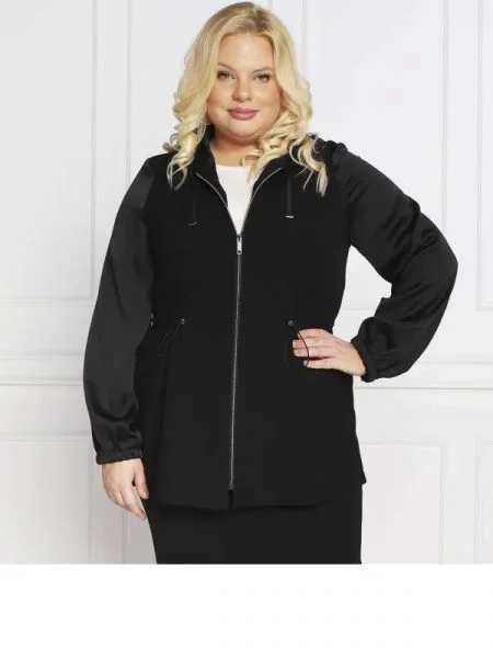 Persona by Marina Rinaldi Hanorac OPEN plus size negru