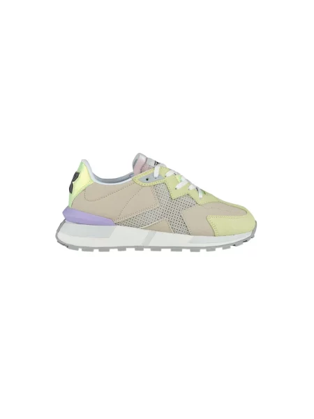 Sneakersy Munich zamszowe beżowe