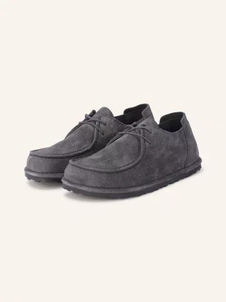 Birkenstock Sznurowane Botki Utti grau szare