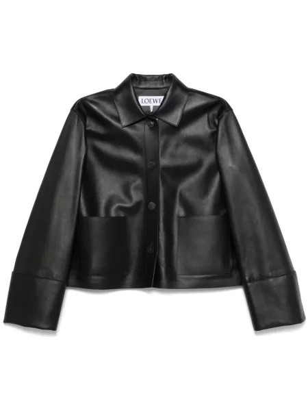 Geanta de piele Loewe negru