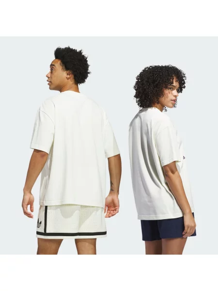ADIDAS ORIGINALS Tričko fialkově modrá bílá