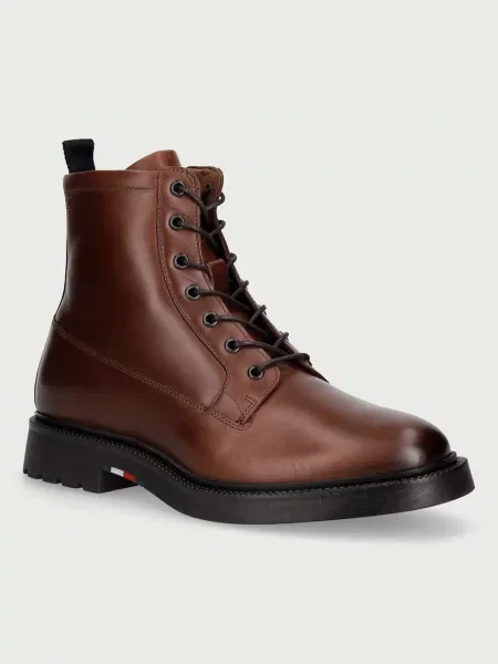 Tommy Hilfiger Ghete Corporate Casual Lth Boot maro