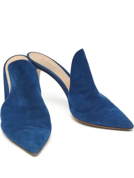 Papuci tip mules Gianvito Rossi albastru
